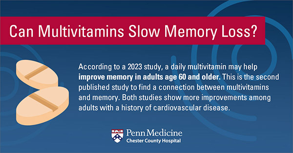 Can Multivitamins Slow Memory Loss?