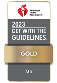 Chester County Hospital has received the American Heart Association's Get With The Guidelines® - AFib Gold quality achievement award.