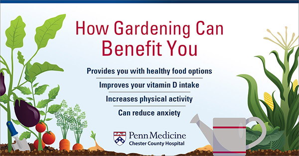 Gardening for Your Body and Mind Graphic
